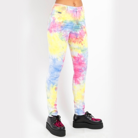 TRIPP NYC Tie-Dye Festival Pants | Skinny | Size 27 & 28 | NWT - Picture 5 of 16